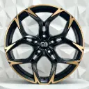 RIN 20X8.5 5-112 R1 SPORT CPR01 SATIN BLACK MF+COPPER ET40 CB57.1