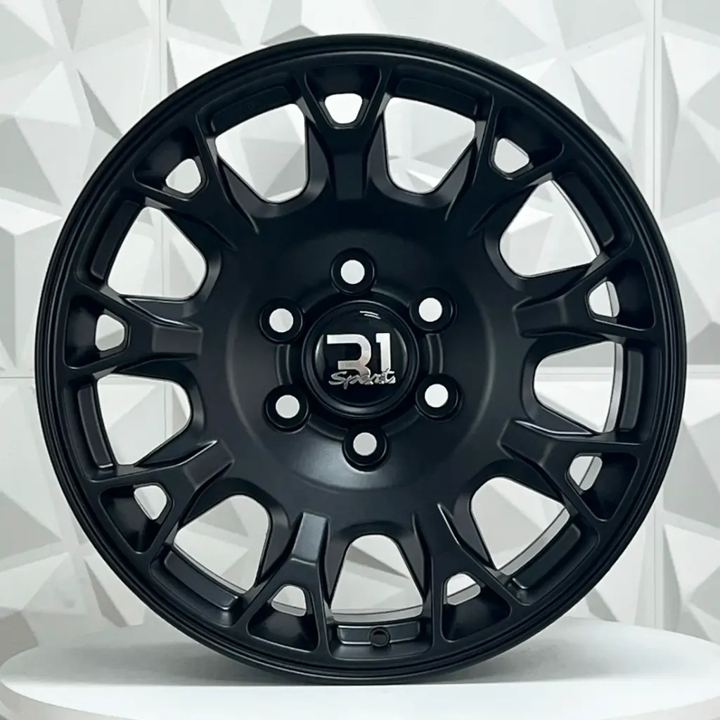 RIN 20X9 6-139.7 R1 SPORT QC2029 MATT BLACK ET15 CB106.1