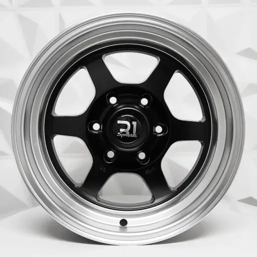 [167564] RIN 16X8 6-139.7 R1 SPORT JA116 MATT BLACK MACHINE LIP ET0 CB110.5